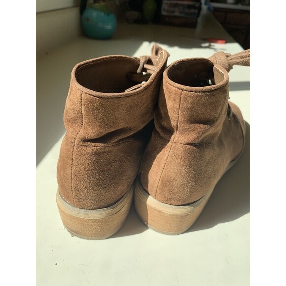 BDG WOMENS BROWN CASUAL OXFORD LACE UP SUEDE ANKLE LACE UP DRESS BOOT SIZE 8.0 - Picture 4 of 15